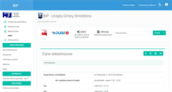 Desktop Screenshot of bip.smoldzino.com.pl