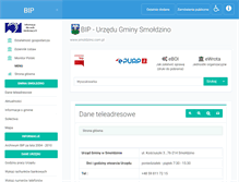 Tablet Screenshot of bip.smoldzino.com.pl